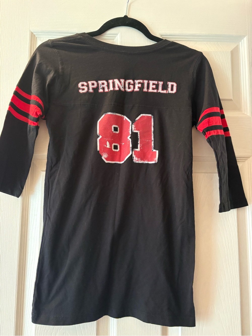 Women’s 3/4 sleeve Rick Springfield concert tee shirt